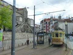 
Historic tram '216' at Porto, April 2012